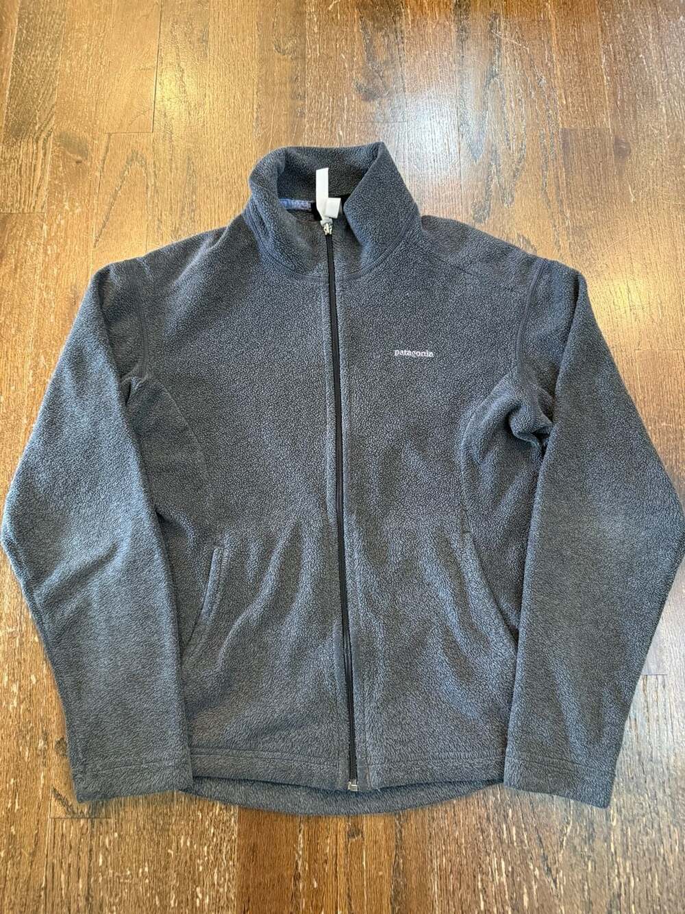 VTG Patagonia Synchilla Women's Small Full Zip Fleece Jacket Gray Made in USA